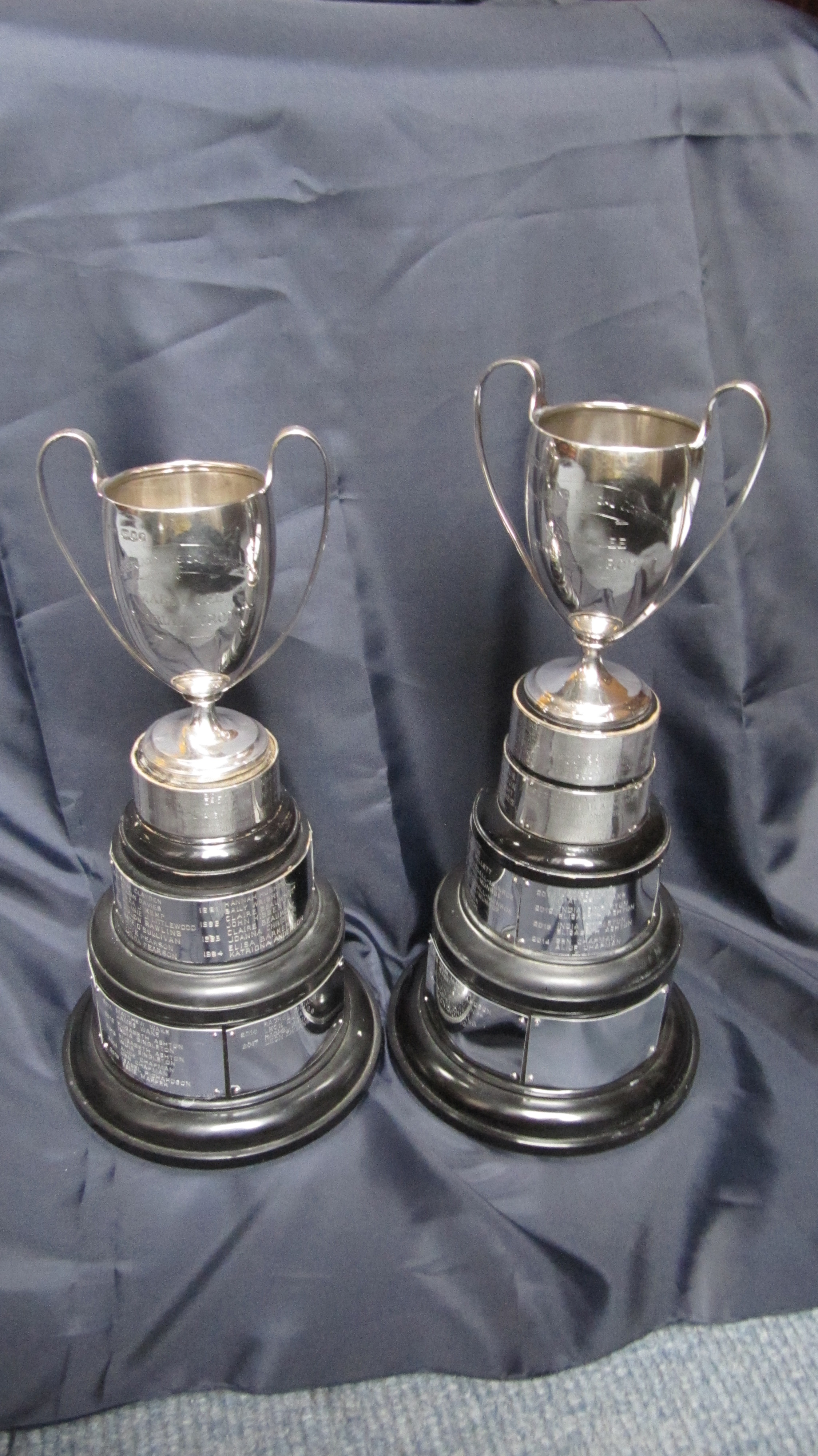 Mabel Lee Memorial Trophies A & B